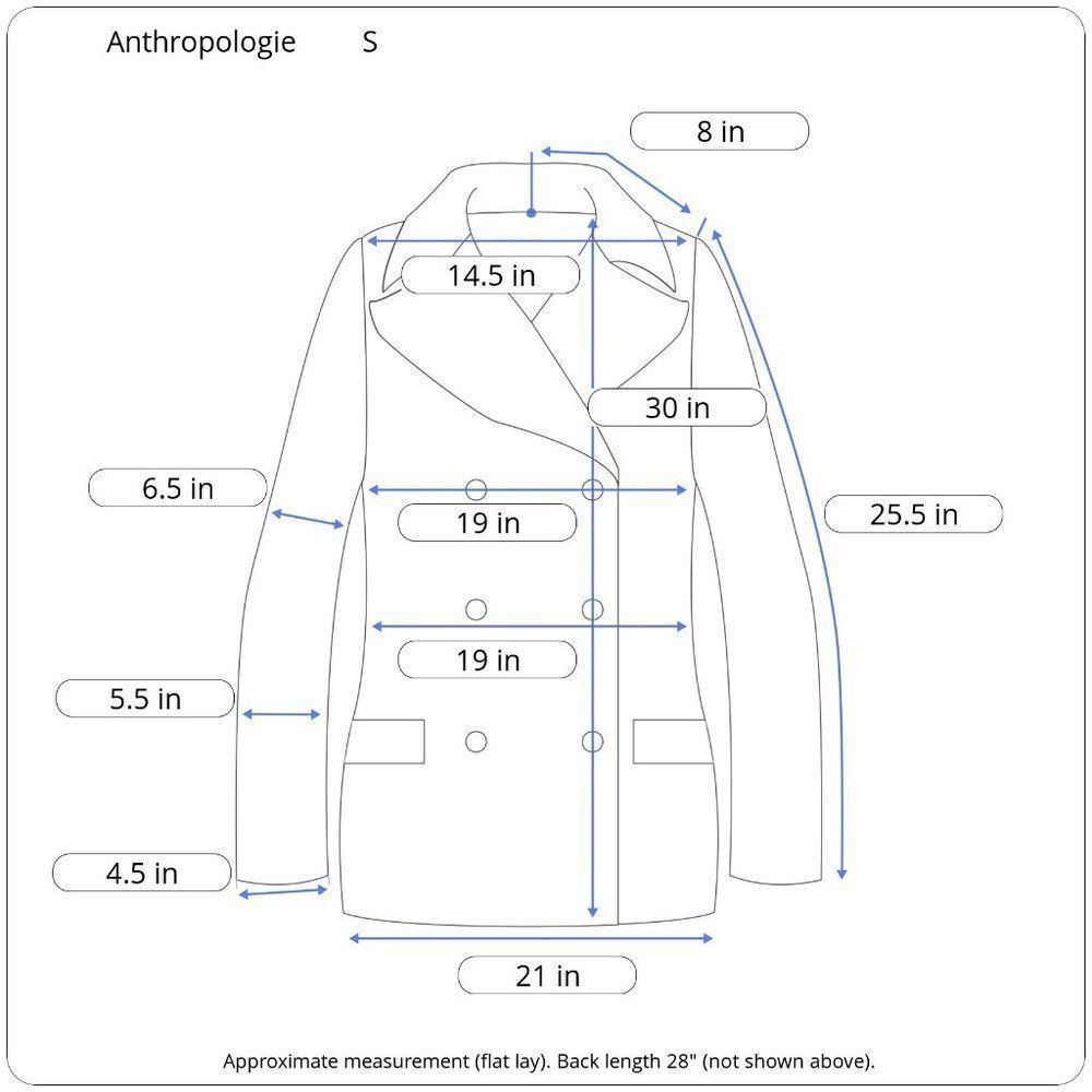 ANTHROPOLOGIE Modernist Shawl Collar Coat - Picture 9 of 9